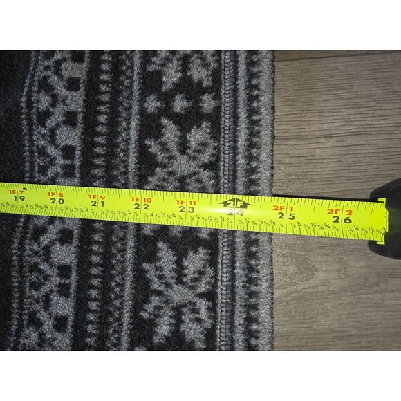 Talbots Womens Medium Wool Christmas Cardigan Embroidered Holly & Nordic Pattern - Picture 8 of 9